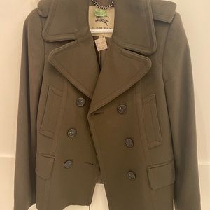 Burberry Military Peacoat, green Italy 38 US 4